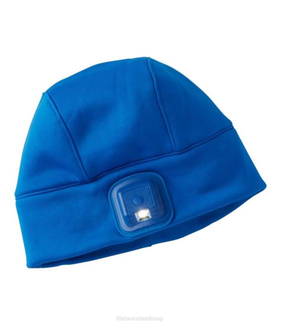 L.L.Bean Pathfinder Rechargeable LED Beanie Men J46J655 Accessories Capri Blue