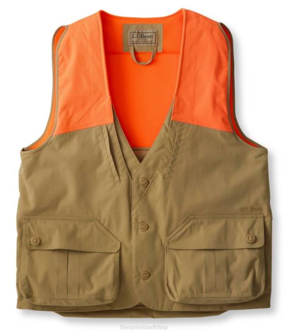 L.L.Bean x Double L Upland Hunter's Vest Men J46J1978 Outdoor Equipment Dark Khaki/Hunter Orange