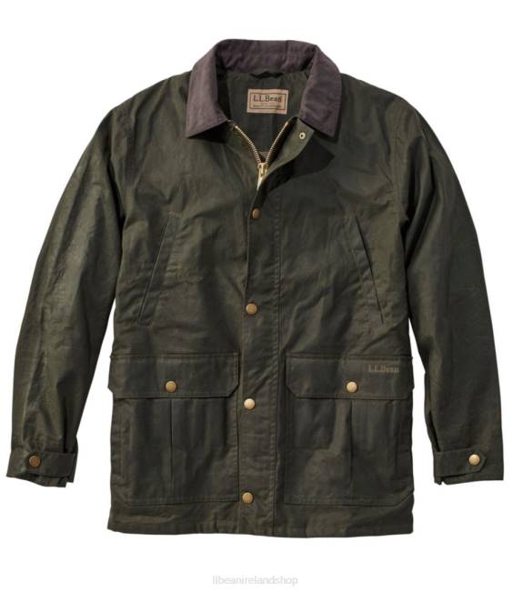 L.L.Bean x Double L Waxed-Cotton Upland Coat Men J46J3703 Outdoor Equipment Loden
