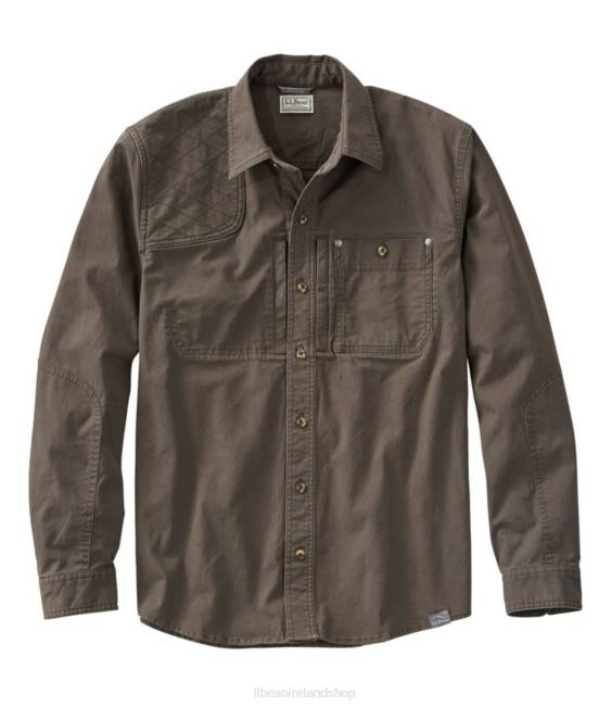 L.L.Bean Stretch Briar Shirt Men J46J5332 Outdoor Equipment Dark Ash
