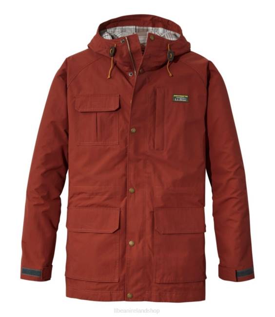 L.L.Bean Mountain Classic Water-Resistant Jacket Men J46J3389 Outerwear Dark Russet