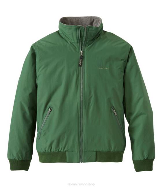 L.L.Bean Warm-Up Jacket Men J46J6674 Outerwear Rain Forest