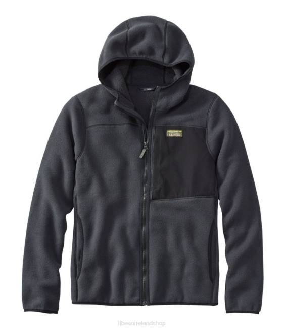 L.L.Bean Mountain Classic Fleece Hoodie Men J46J5940 Outerwear Black