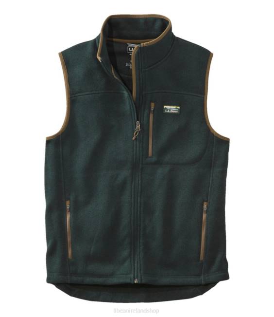 L.L.Bean Sweater Fleece Vest Men J46J6987 Outerwear Dark Hunter/Dark Olive