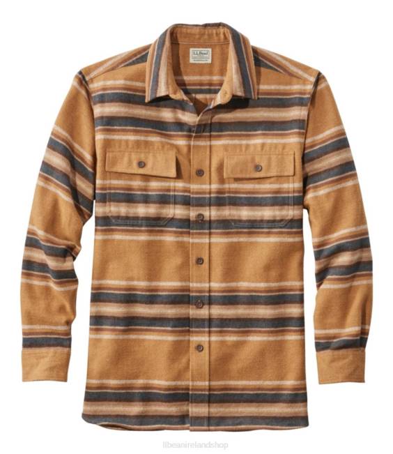 L.L.Bean Chamois Shirt Men J46J3556 Clothing Barley Multi