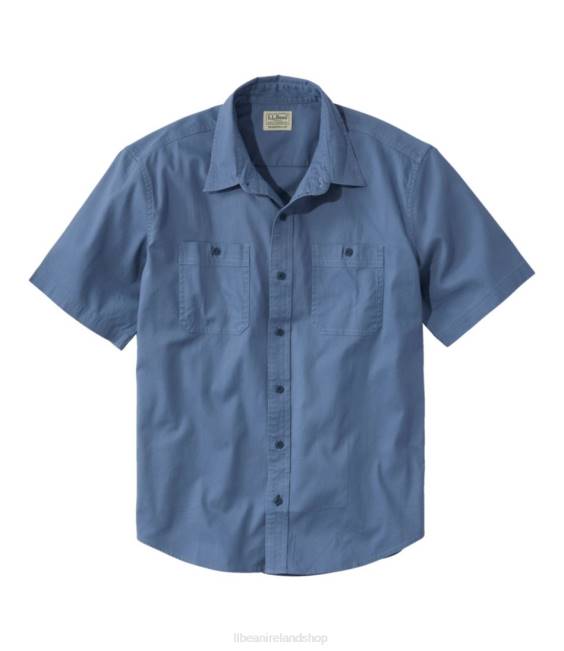 L.L.Bean Lakewashed Camp Shirt Men J46J681 Clothing Moonlight Blue