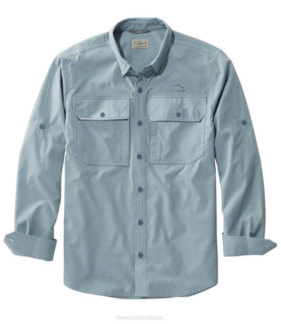 L.L.Bean No Fly Zone Shirt Men J46J3202 Clothing Slate