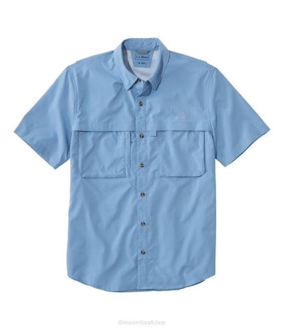 L.L.Bean Tropicwear Shirt Men J46J4754 Clothing Soft Blue