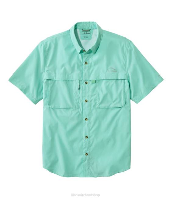 L.L.Bean Tropicwear Shirt Men J46J5797 Clothing Faded Jade