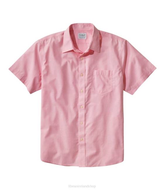 L.L.Bean Wrinkle-Free Everyday Shirt Men J46J362 Clothing Sunlit Coral