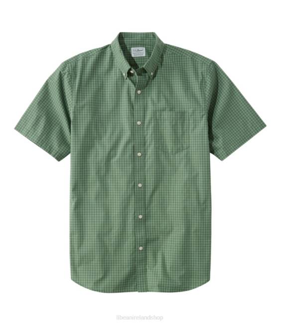 L.L.Bean Wrinkle-Free Kennebunk Sport Shirt Men J46J669 Clothing Light Everglade