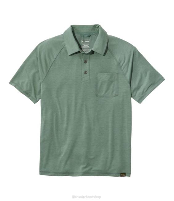 L.L.Bean Everyday SunSmart Polo Men J46J6940 Clothing Sea Green