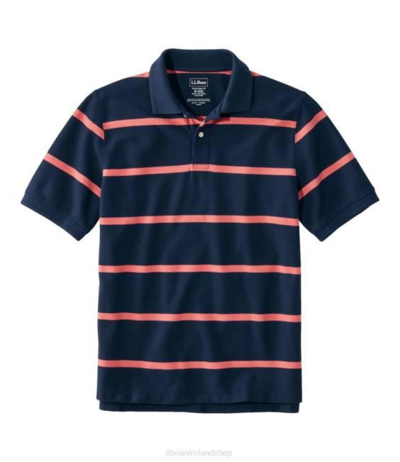 L.L.Bean x Double L Premium Polo Men J46J3137 Clothing Classic Navy/Mineral Red