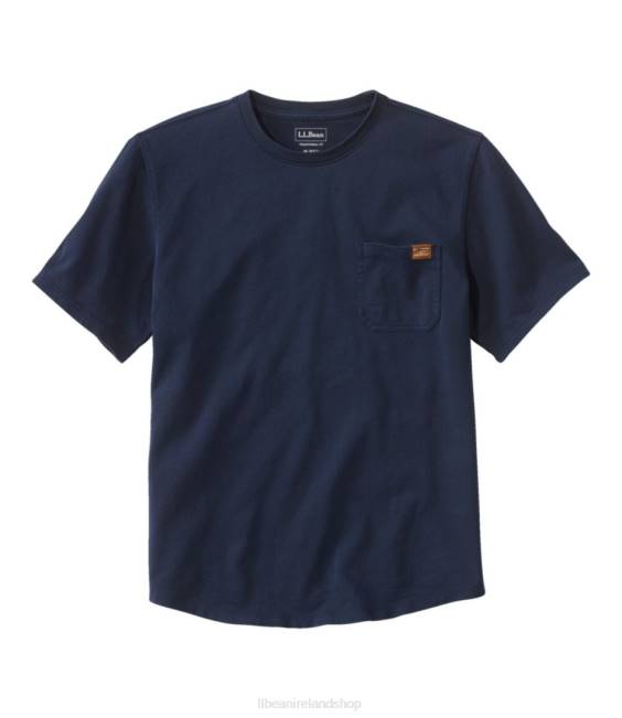 L.L.Bean BeanBuilt Cotton Tees Men J46J3160 Clothing Classic Navy