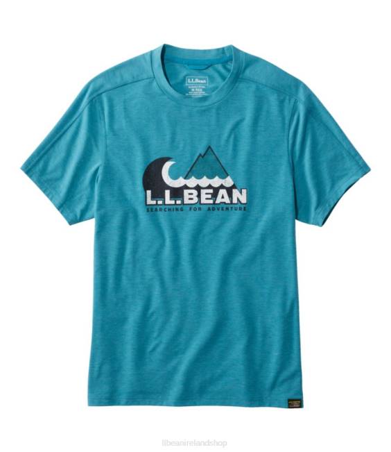 L.L.Bean Everyday SunSmart Tee Men J46J3288 Clothing Deep Azure Adventure