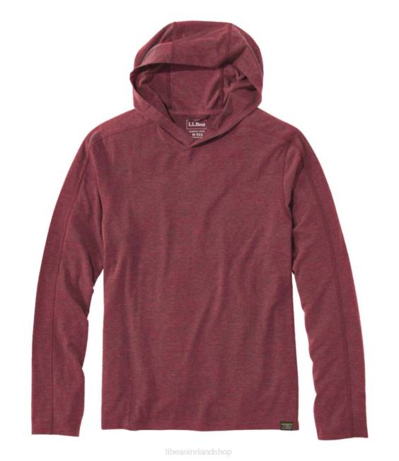 L.L.Bean Everyday SunSmart Tee Men J46J4795 Clothing Red Wine