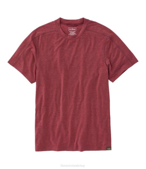 L.L.Bean Everyday SunSmart Tee Men J46J6946 Clothing Red Wine