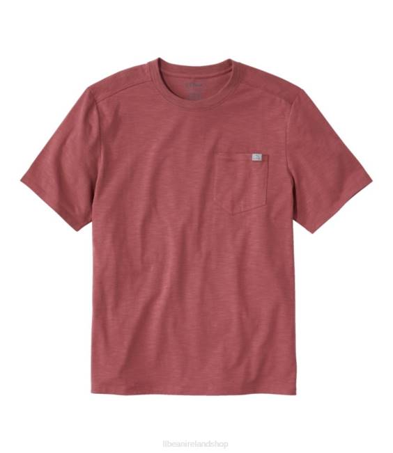 L.L.Bean Explorer Slub Tee Men J46J6546 Clothing Rosewood