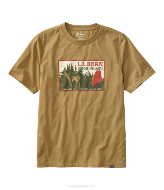 L.L.Bean Hunter's Graphic Tee Men J46J419 Clothing Fatigue Green