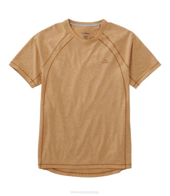 L.L.Bean Quick-Dry Trail Tee Short-Sleeve Men J46J5802 Clothing Warm Gold