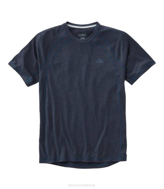 L.L.Bean Quick-Dry Trail Tee Short-Sleeve Men J46J6513 Clothing Carbon Navy