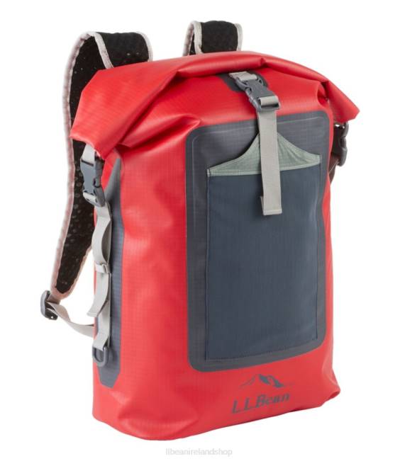 L.L.Bean Adventure Pro Waterproof Day Pack Unisex J46J3931 Outdoor Equipment Lobster Red