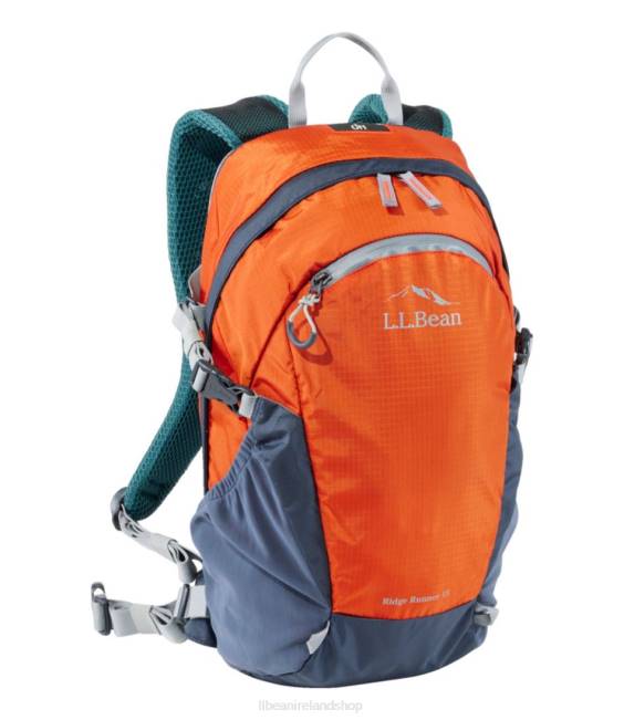 L.L.Bean Ridge Runner Day Pack 15L Unisex J46J1351 Outdoor Equipment Dark Terracotta/Carbon Navy