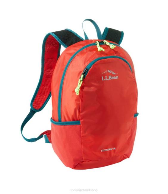 L.L.Bean Stowaway Day Pack Unisex J46J3986 Outdoor Equipment Vibrant Red