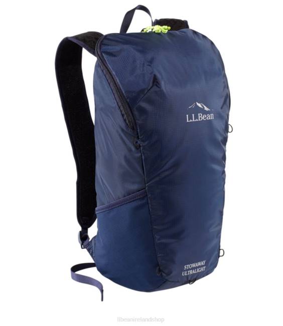 L.L.Bean Stowaway Ultralight Day Pack Unisex J46J3847 Outdoor Equipment Bright Navy