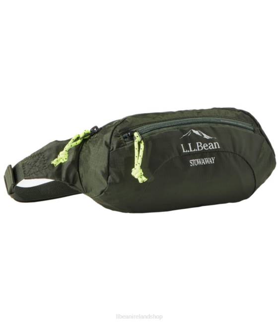 L.L.Bean Stowaway Hip Pack Unisex J46J7069 Outdoor Equipment Deep Loden