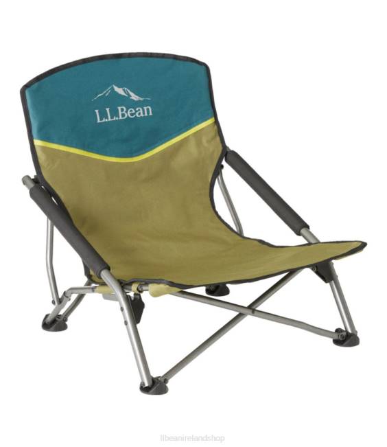 L.L.Bean Acadia Low Camp Chair Unisex J46J1533 Camping Furniture Spruce/Avocado