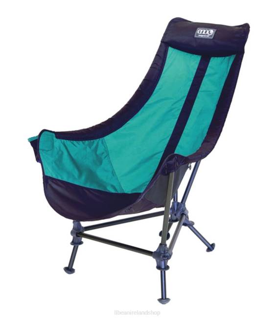 L.L.Bean ENO Lounger DL Chair Unisex J46J4016 Camping Furniture Navy/Seafoam