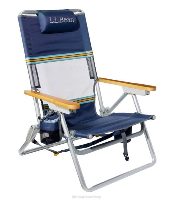 L.L.Bean Easy Comfort Beach Chair Unisex J46J1403 Camping Furniture Classic Navy