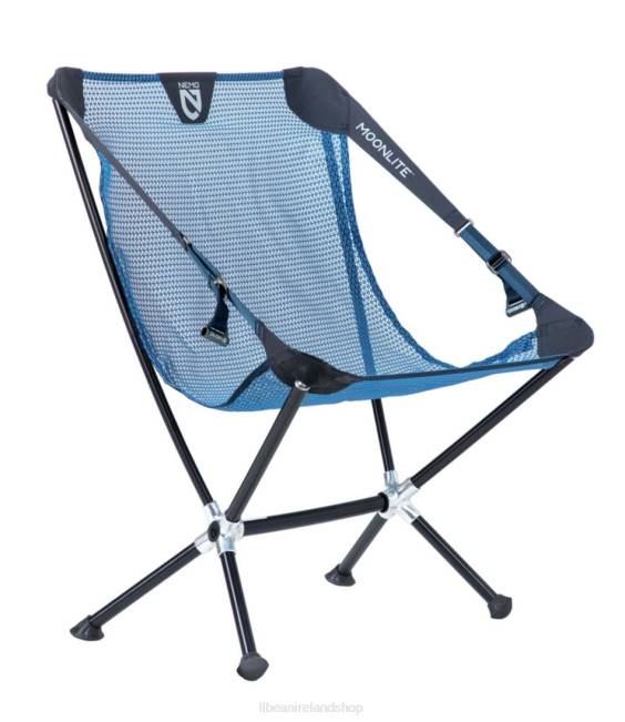 L.L.Bean Nemo Moonlite Reclining Camp Chair Unisex J46J5309 Camping Furniture Blue Horizon