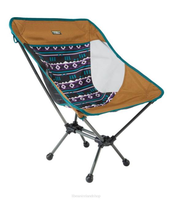L.L.Bean PackLite Chair Print Unisex J46J1686 Camping Furniture Saddle/Black Mountain Classic