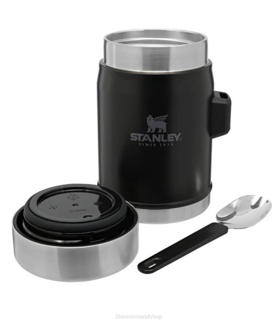 L.L.Bean Stanley All-in-One Food Jar and Spork Unisex J46J4109 Camping Kitchen Matte Black