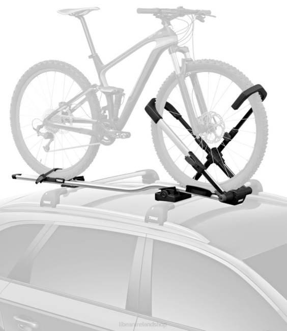 L.L.Bean Thule 599000 UpRide Roof-Mounted Bike Rack Unisex J46J1588 Outdoor Equipment Silver