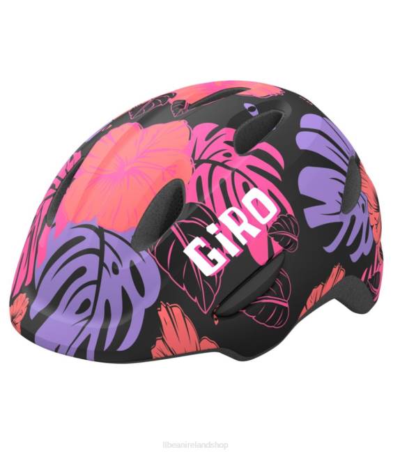 L.L.Bean Giro Scamp Bike Helmet Unisex J46J5293 Outdoor Equipment Matte Black Floral