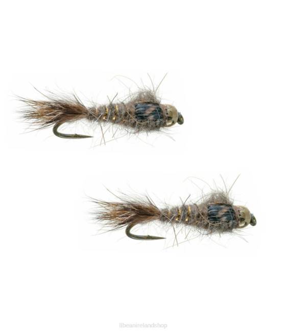 L.L.Bean Tungsten Gold Ribbed Hare's Ear Unisex J46J1980 Fishing Natural