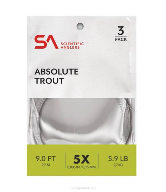 L.L.Bean Scientific Anglers Absolute Trout Leaders Unisex J46J1963 Fishing Clear