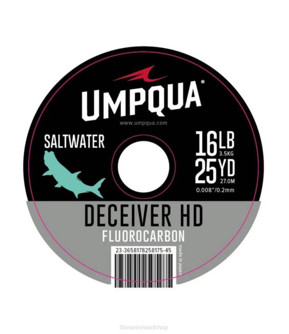 L.L.Bean Umpqua Deceiver HD Big Game Fluorocarbon Tippet Unisex J46J1995 Fishing Clear