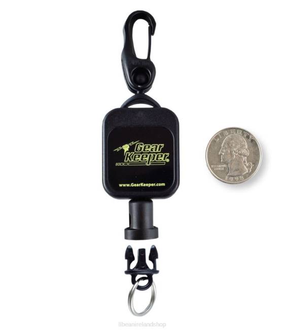 L.L.Bean Gear Keeper Clip-On Retractor Unisex J46J1890 Fishing Black