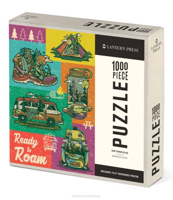 L.L.Bean Ready to Roam Puzzle Unisex J46J2001 Games & Recreation Multi