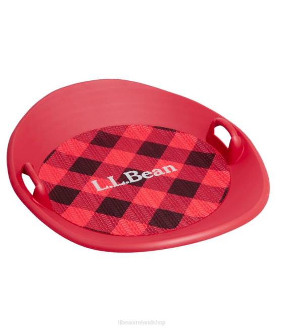 L.L.Bean Sonic Snow Saucer DLX Unisex J46J6182 Games & Recreation Red Buffalo Plaid