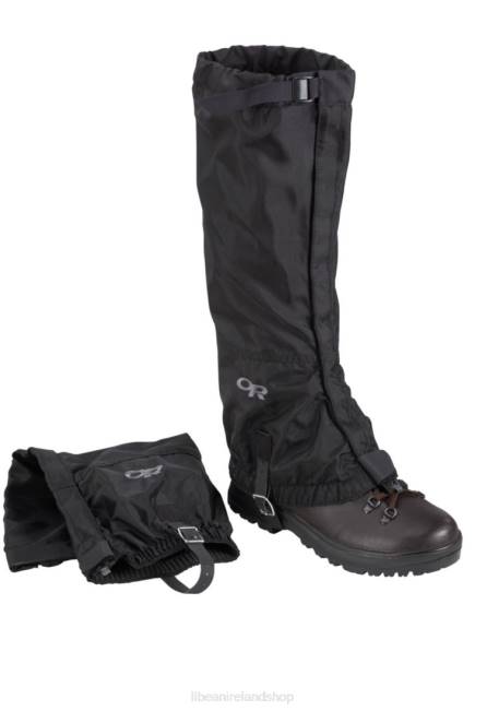 L.L.Bean Outdoor Research Rocky Mountain High Gaiters Unisex J46J2306 Outdoor Equipment Black