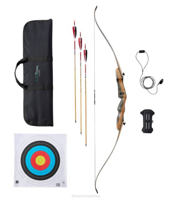 L.L.Bean Deluxe Family Archery Set Unisex J46J1604 Outdoor Equipment Natural Wood