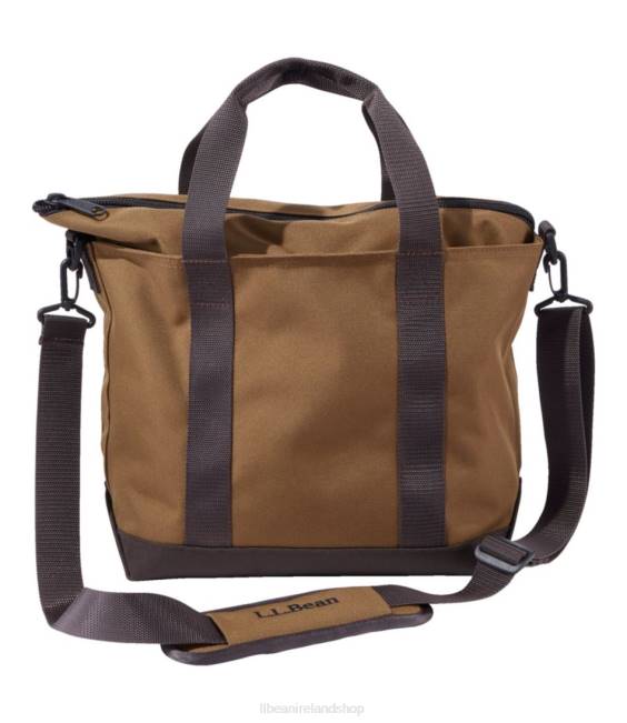 L.L.Bean Hunter's Tote Bag Zip-Top with Shoulder Strap Unisex J46J1250 Outdoor Equipment Maple Brown