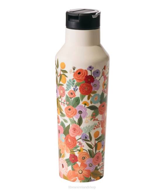 L.L.Bean x Rifle Paper Co. Corkcicle Sports Canteen Garden Party Unisex J46J2565 Outdoor Accessories Cream