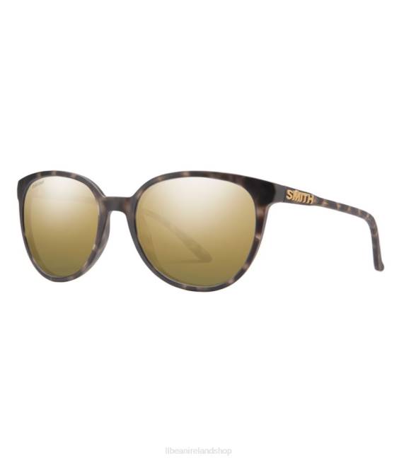 L.L.Bean Smith Cheetah ChromaPop Polarized Mirror Sunglasses Unisex J46J806 Outdoor Accessories Matte Ash Tortoise/Polar Gold Mirror