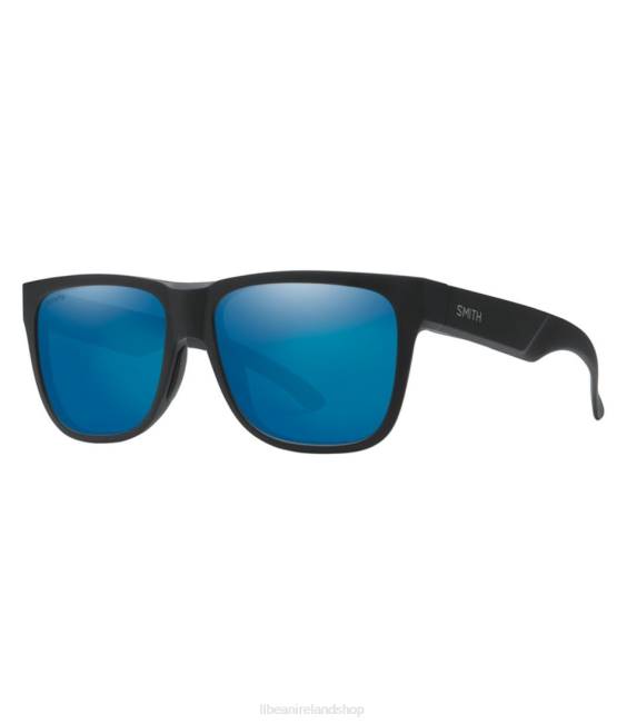 L.L.Bean Smith Lowdown 2 ChromaPop Polarized Mirror Sunglasses Unisex J46J818 Outdoor Accessories Matte Black/Polar Blue Mirror